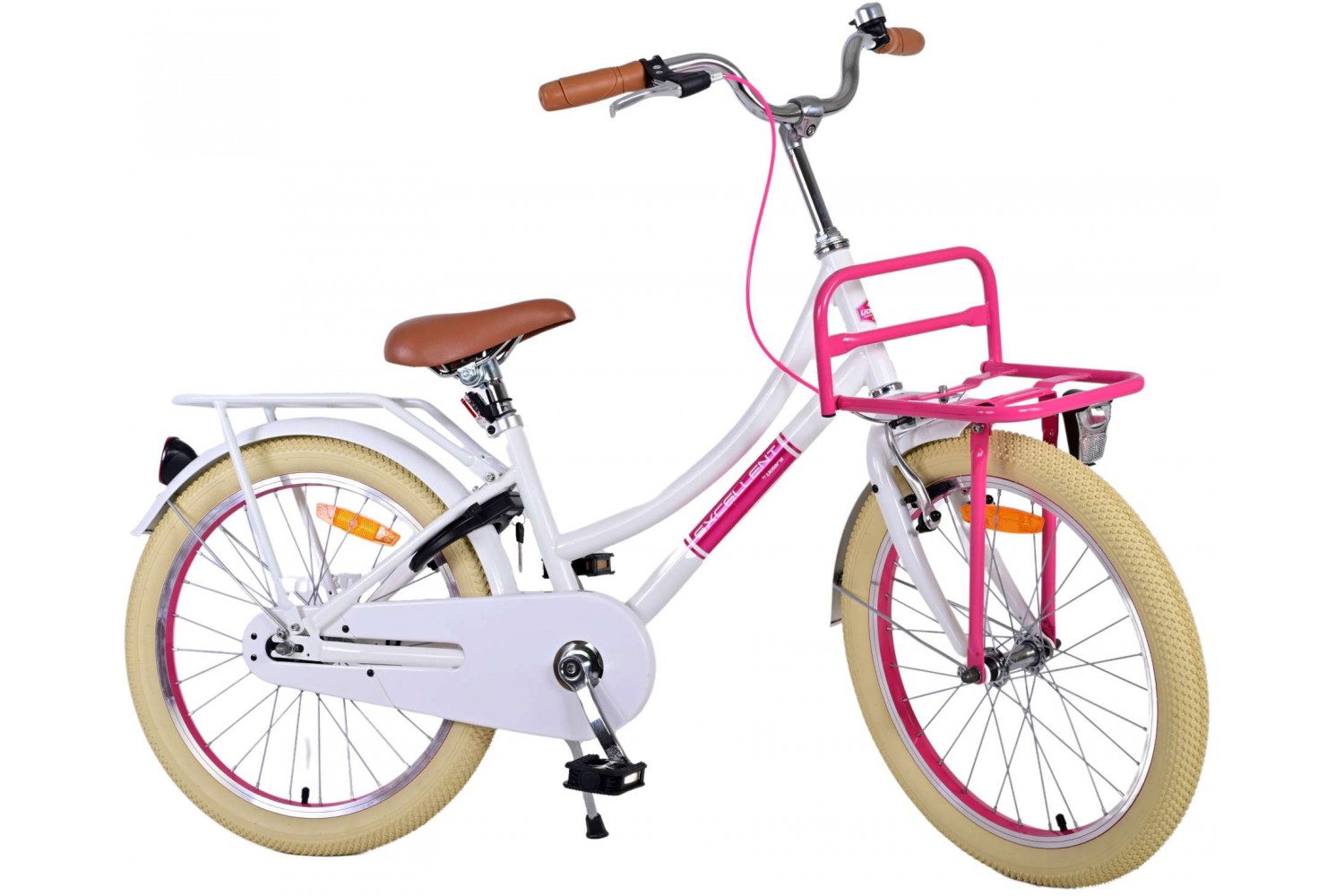 Volare Excellent pigecykel 20 tommer Hvid Volare Excellent pigecykel 20 tommer Hvid