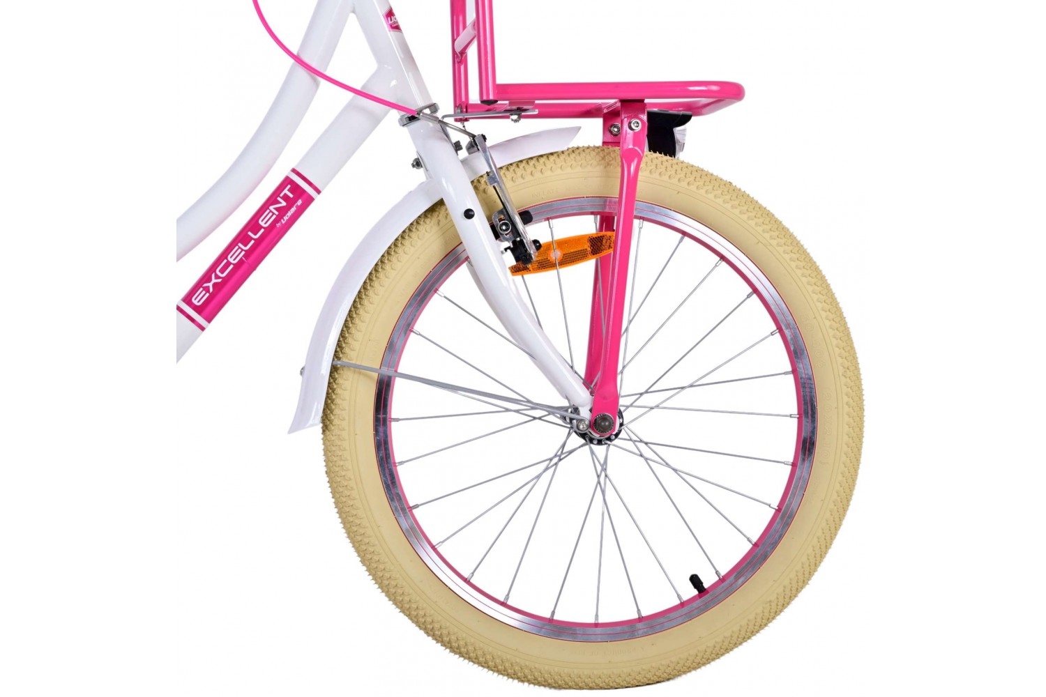 Volare Excellent pigecykel 20 tommer Hvid Volare Excellent pigecykel 20 tommer Hvid