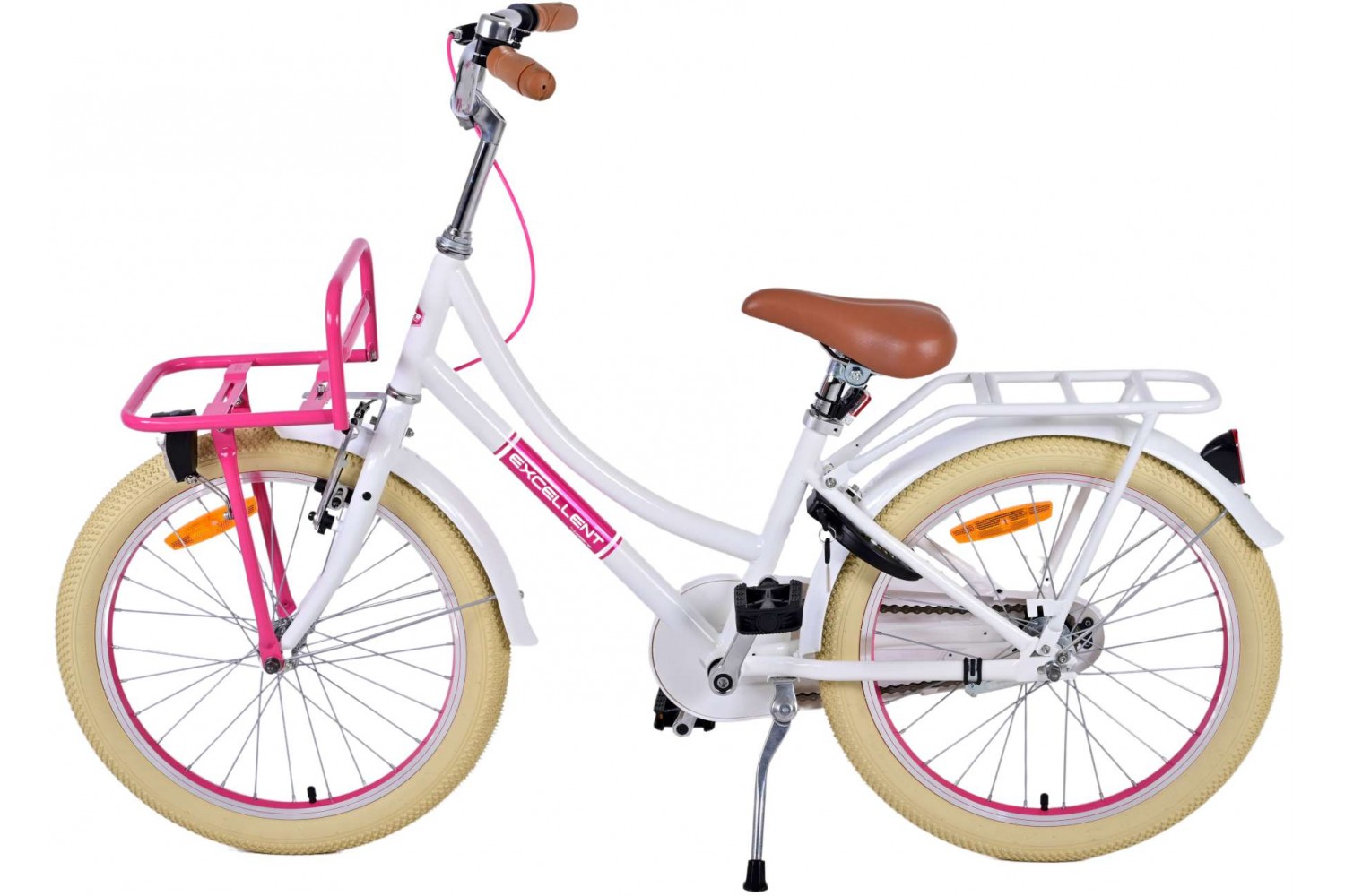 Volare Excellent pigecykel 20 tommer Hvid Volare Excellent pigecykel 20 tommer Hvid