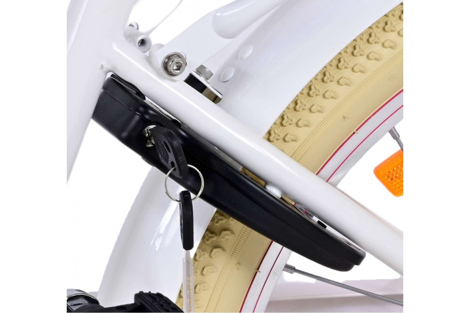 Volare Excellent pigecykel 20 tommer Hvid Volare Excellent pigecykel 20 tommer Hvid