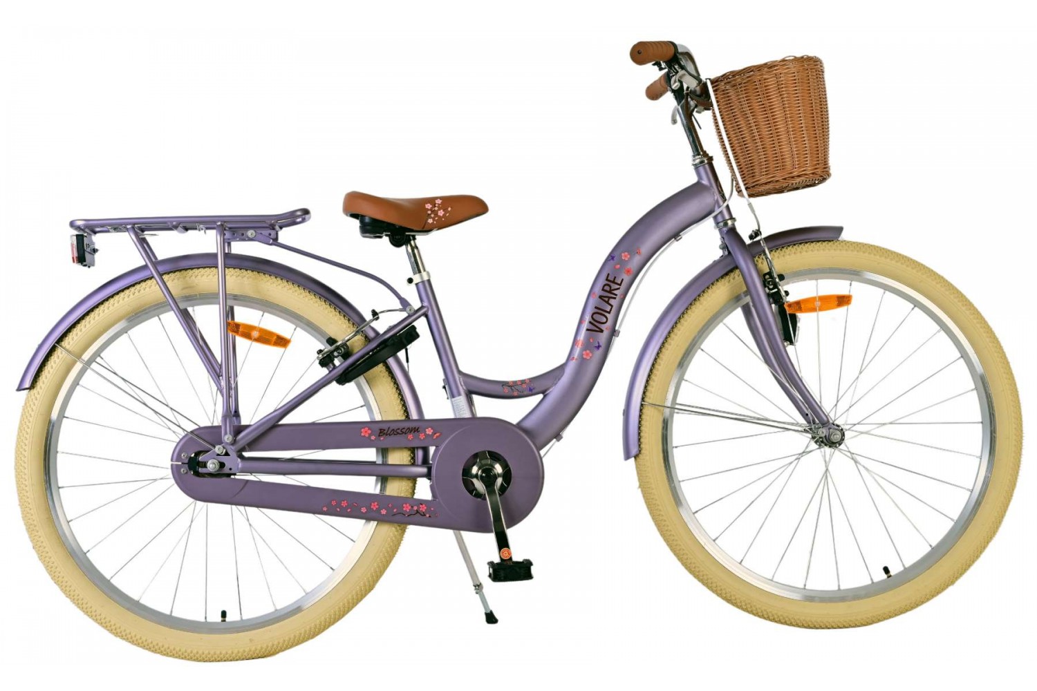 Volare Blossom pigecykel 26 tommer lilla | To håndbremser Volare Blossom pigecykel 26 tommer lilla | To håndbremser