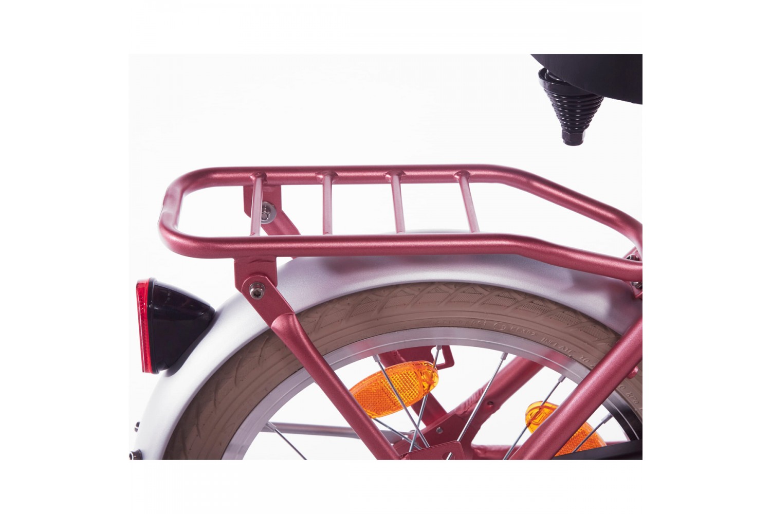 Alpina Cargo Hollandcykel 16 tommer Piger Bær Rød Matt Alpina Cargo Hollandcykel 16 tommer Piger Bær Rød Matt