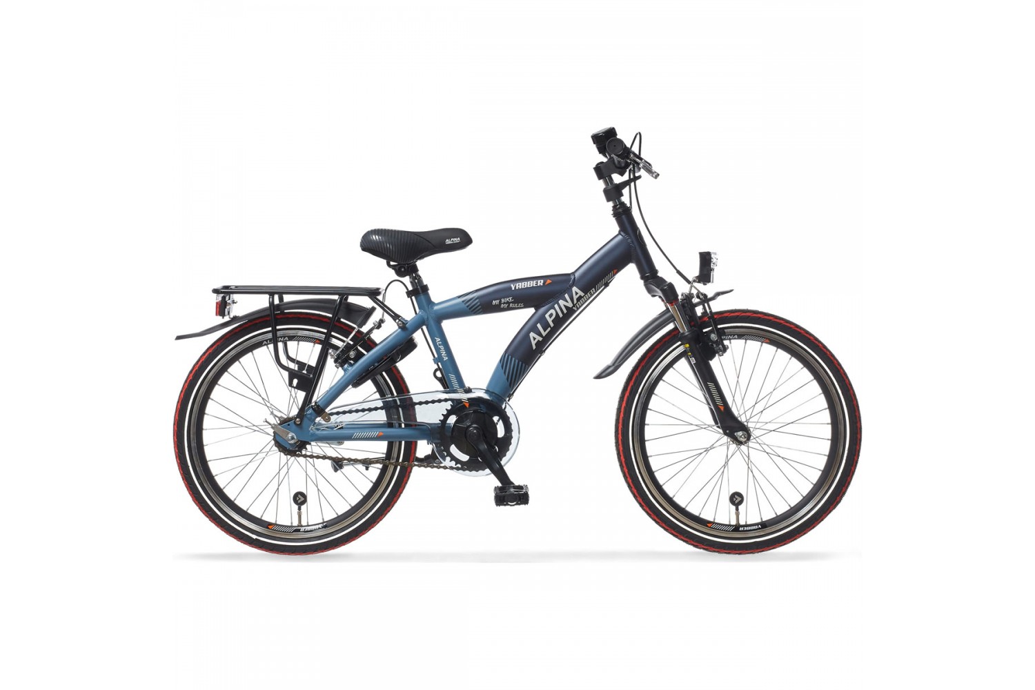 Alpina Yabber Børnecykel 20 tommer Drenge Marine Blå Matt Alpina Yabber Børnecykel 20 tommer Drenge Marine Blå Matt