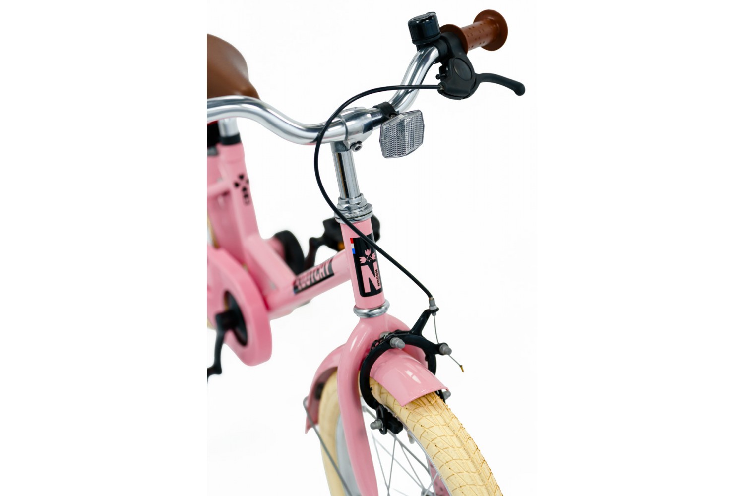 Nogan Dutchy Børnecykel 18 tommer Glansende Lyserød Nogan Dutchy Børnecykel 18 tommer Glansende Lyserød