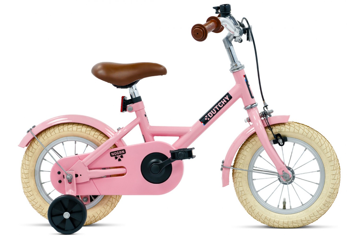 Nogan Dutchy Børnecykel 12 tommer Glansende Lyserød Nogan Dutchy Børnecykel 12 tommer Glansende Lyserød