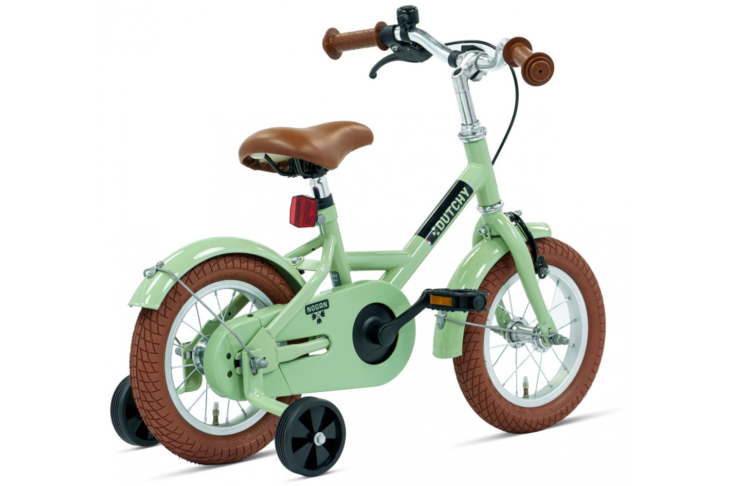 Nogan Dutchy Børnecykel 12 tommer Grøn Nogan Dutchy Børnecykel 12 tommer Grøn