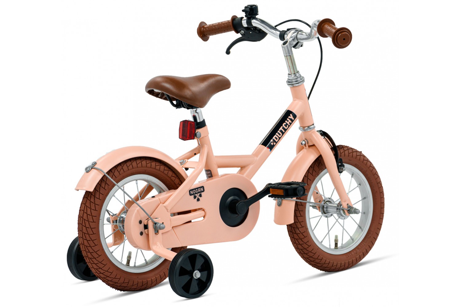 Nogan Dutchy Børnecykel 12 tommer Mat Lyserød Nogan Dutchy Børnecykel 12 tommer Mat Lyserød