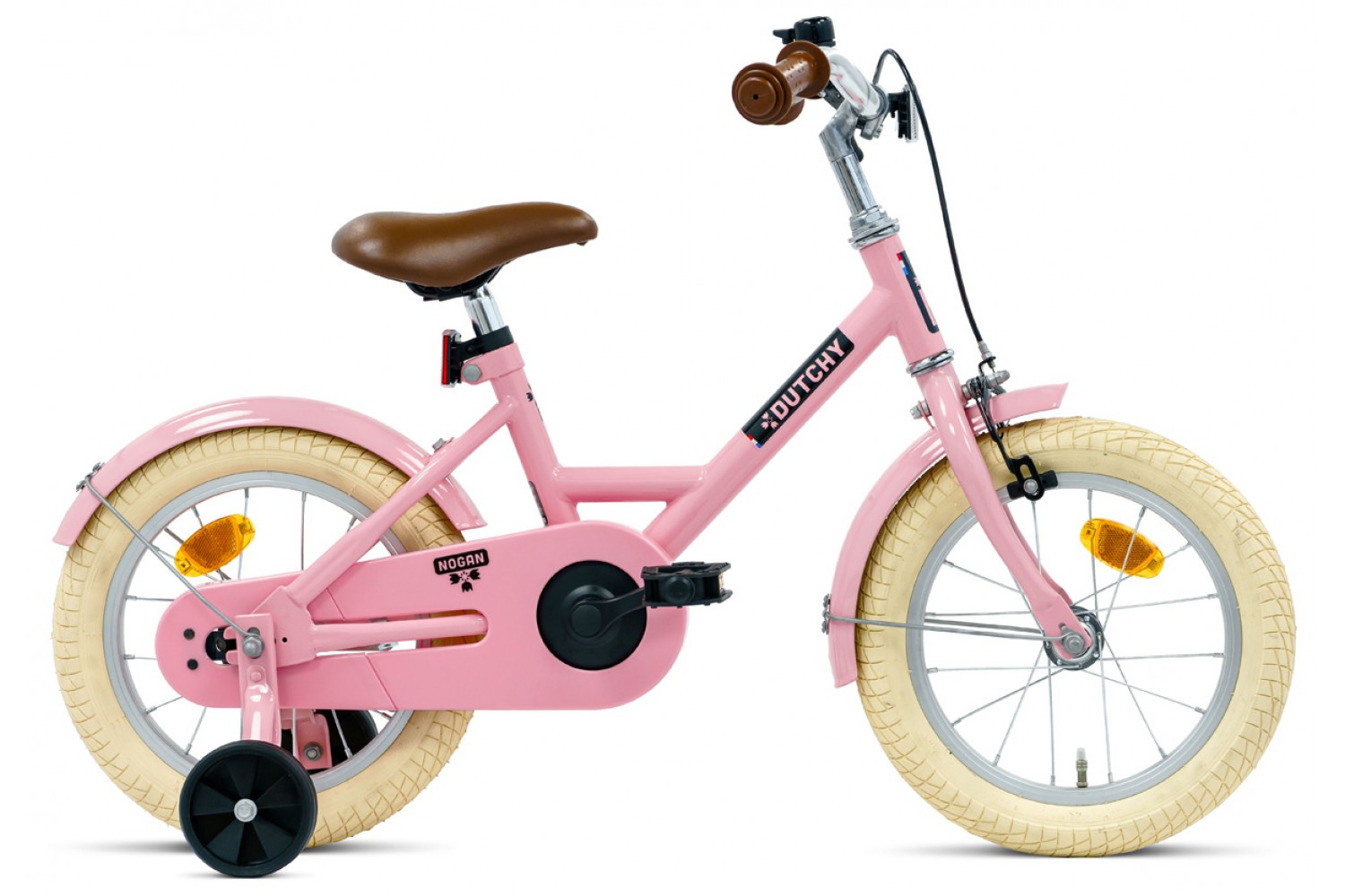 Nogan Dutchy Børnecykel 14 tommer Glansende Lyserød Nogan Dutchy Børnecykel 14 tommer Glansende Lyserød
