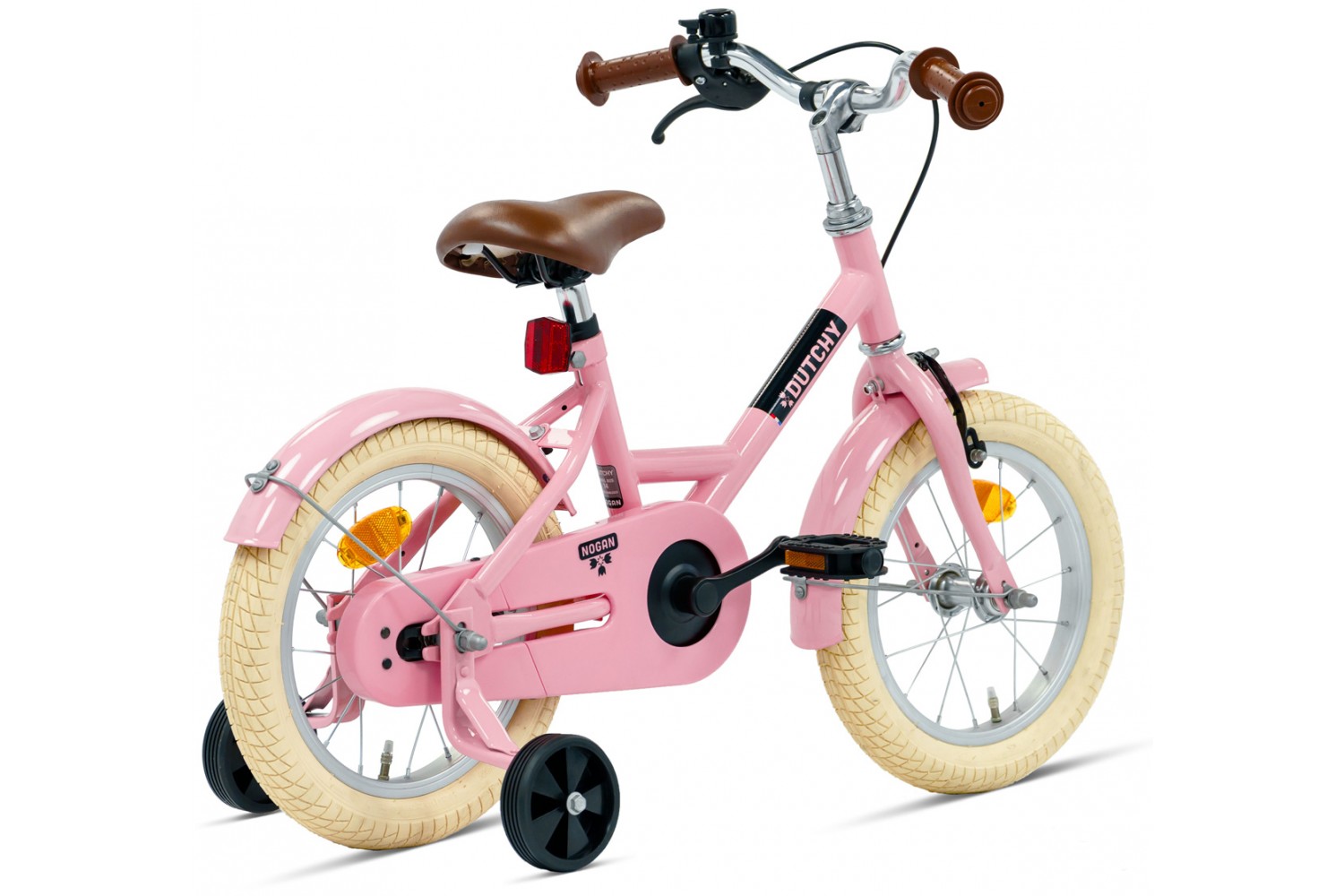 Nogan Dutchy Børnecykel 14 tommer Glansende Lyserød Nogan Dutchy Børnecykel 14 tommer Glansende Lyserød