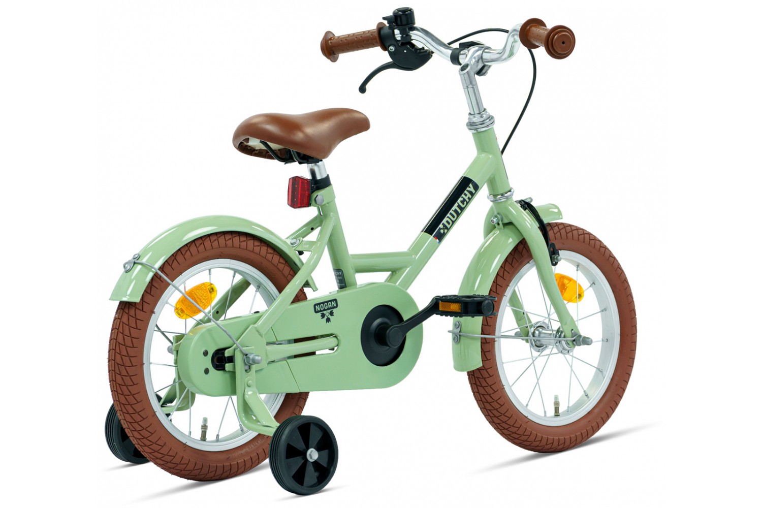 Nogan Dutchy Børnecykel 14 tommer Grøn Nogan Dutchy Børnecykel 14 tommer Grøn