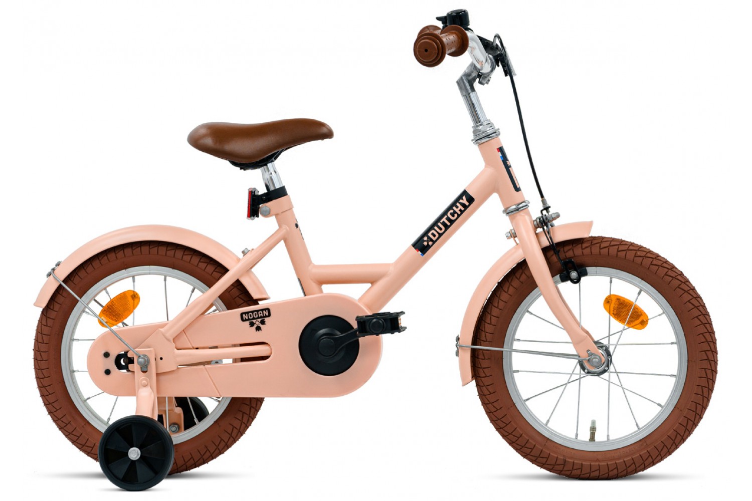 Nogan Dutchy Børnecykel 14 tommer Mat Lyserød Nogan Dutchy Børnecykel 14 tommer Mat Lyserød