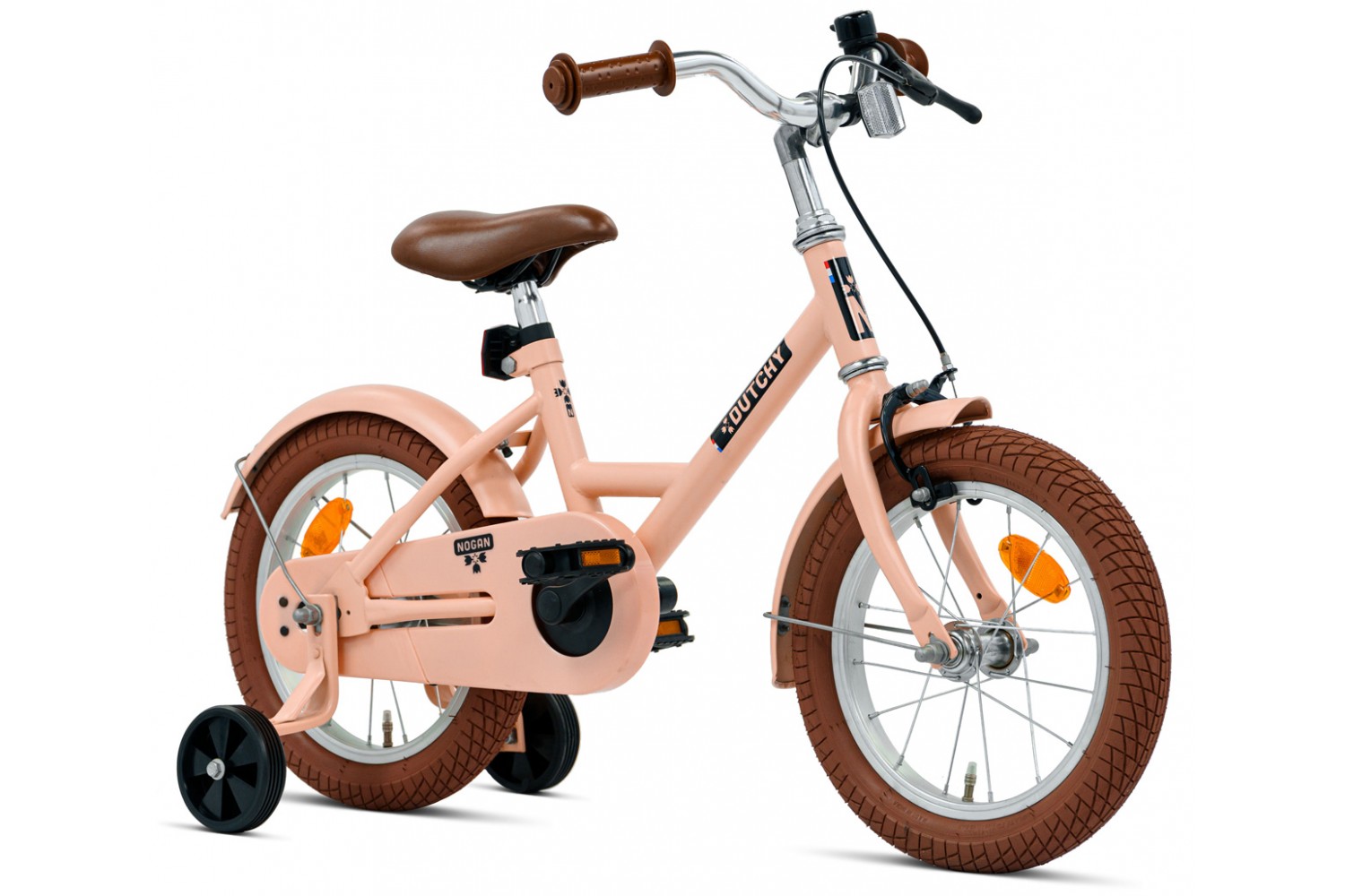 Nogan Dutchy Børnecykel 14 tommer Mat Lyserød Nogan Dutchy Børnecykel 14 tommer Mat Lyserød
