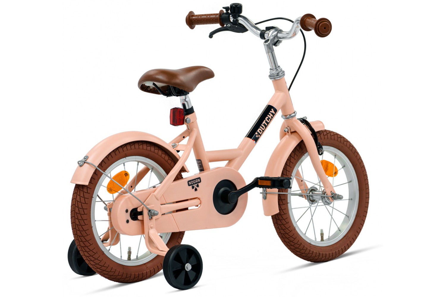 Nogan Dutchy Børnecykel 14 tommer Mat Lyserød Nogan Dutchy Børnecykel 14 tommer Mat Lyserød