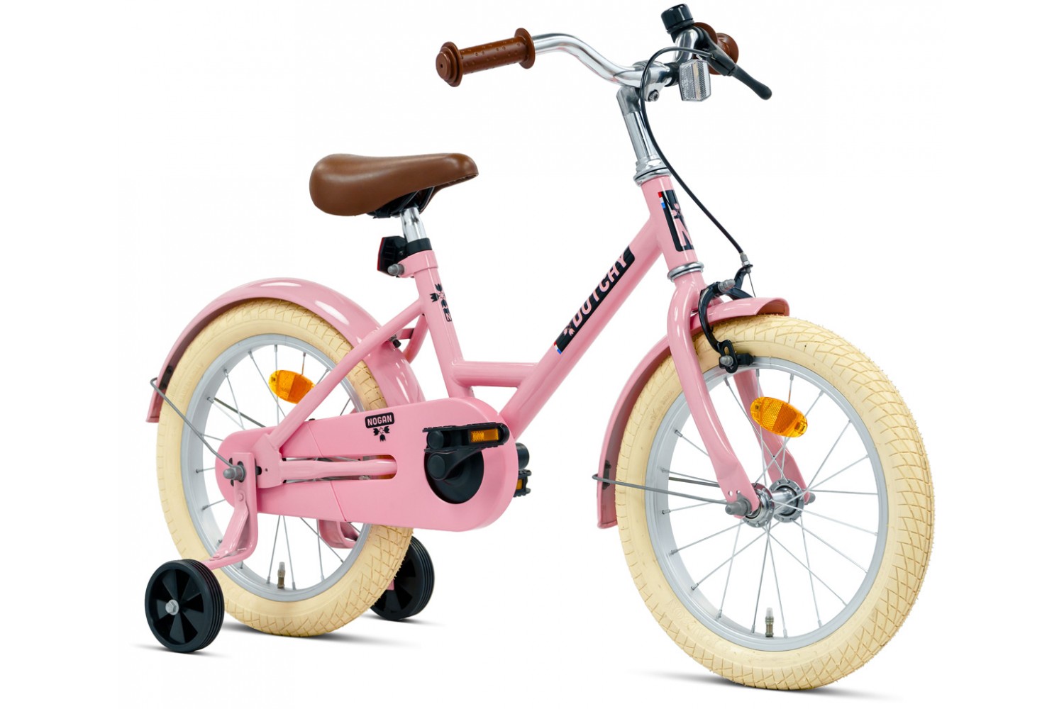 Nogan Dutchy Børnecykel 16 tommer Glansende Lyserød Nogan Dutchy Børnecykel 16 tommer Glansende Lyserød