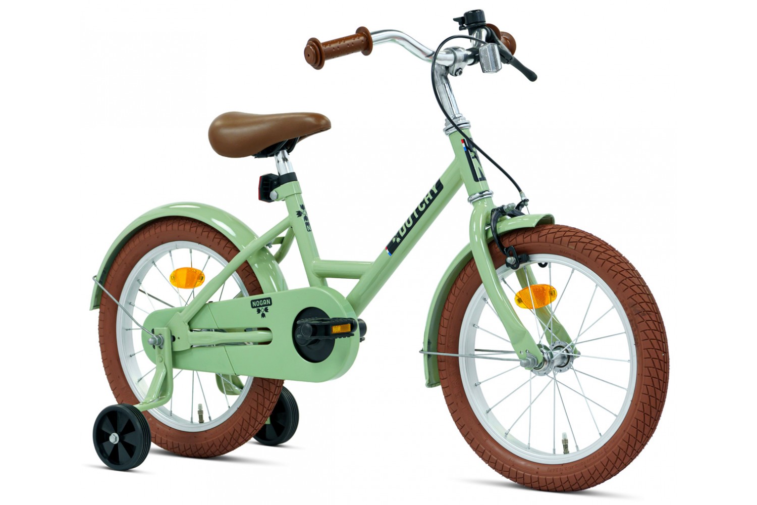 Nogan Dutchy Børnecykel 16 tommer Grøn Nogan Dutchy Børnecykel 16 tommer Grøn