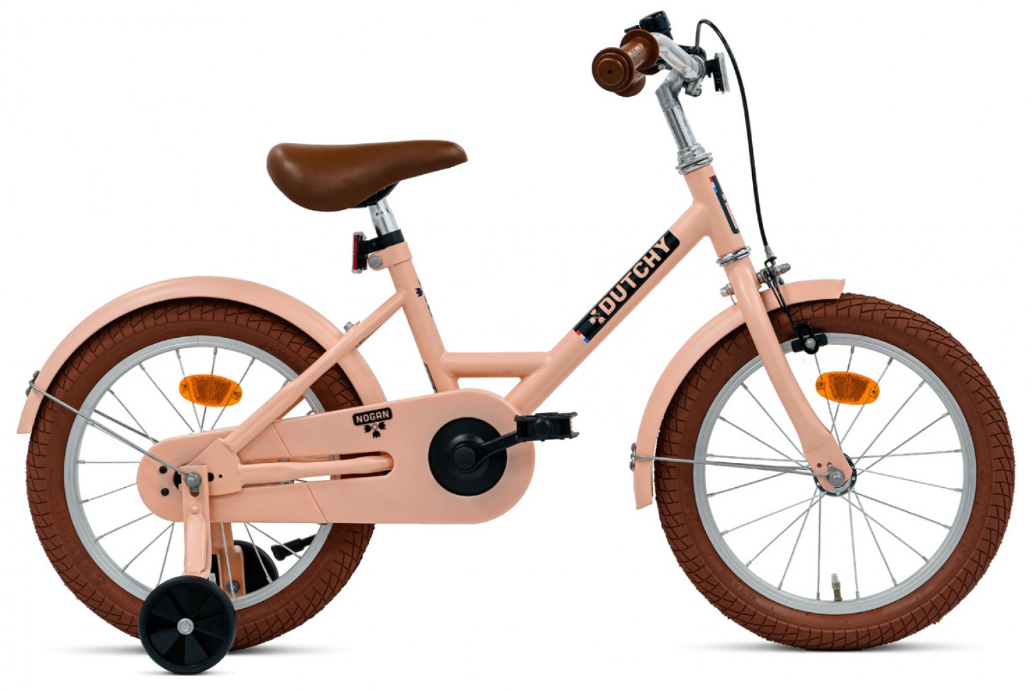 Nogan Dutchy Børnecykel 16 tommer Mat Lyserød Nogan Dutchy Børnecykel 16 tommer Mat Lyserød