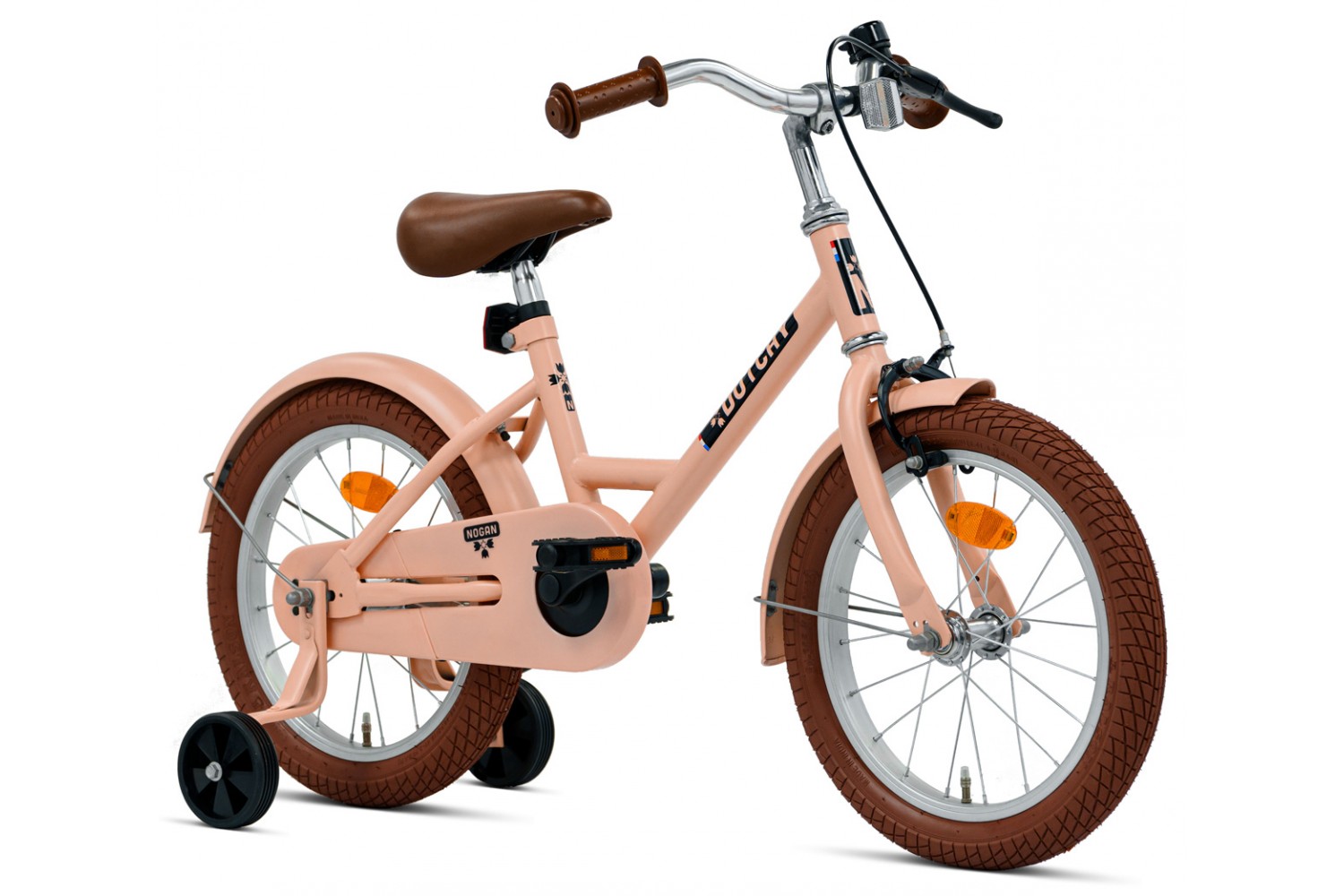 Nogan Dutchy Børnecykel 16 tommer Mat Lyserød Nogan Dutchy Børnecykel 16 tommer Mat Lyserød