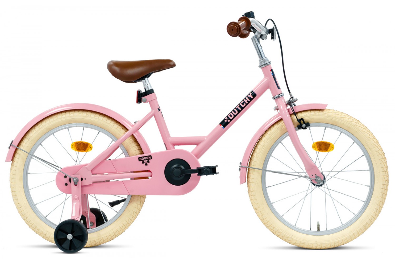 Nogan Dutchy Børnecykel 18 tommer Glansende Lyserød Nogan Dutchy Børnecykel 18 tommer Glansende Lyserød
