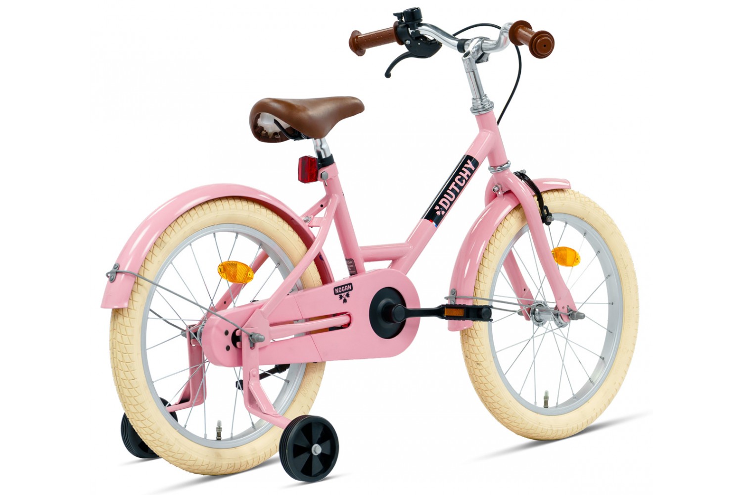 Nogan Dutchy Børnecykel 18 tommer Glansende Lyserød Nogan Dutchy Børnecykel 18 tommer Glansende Lyserød