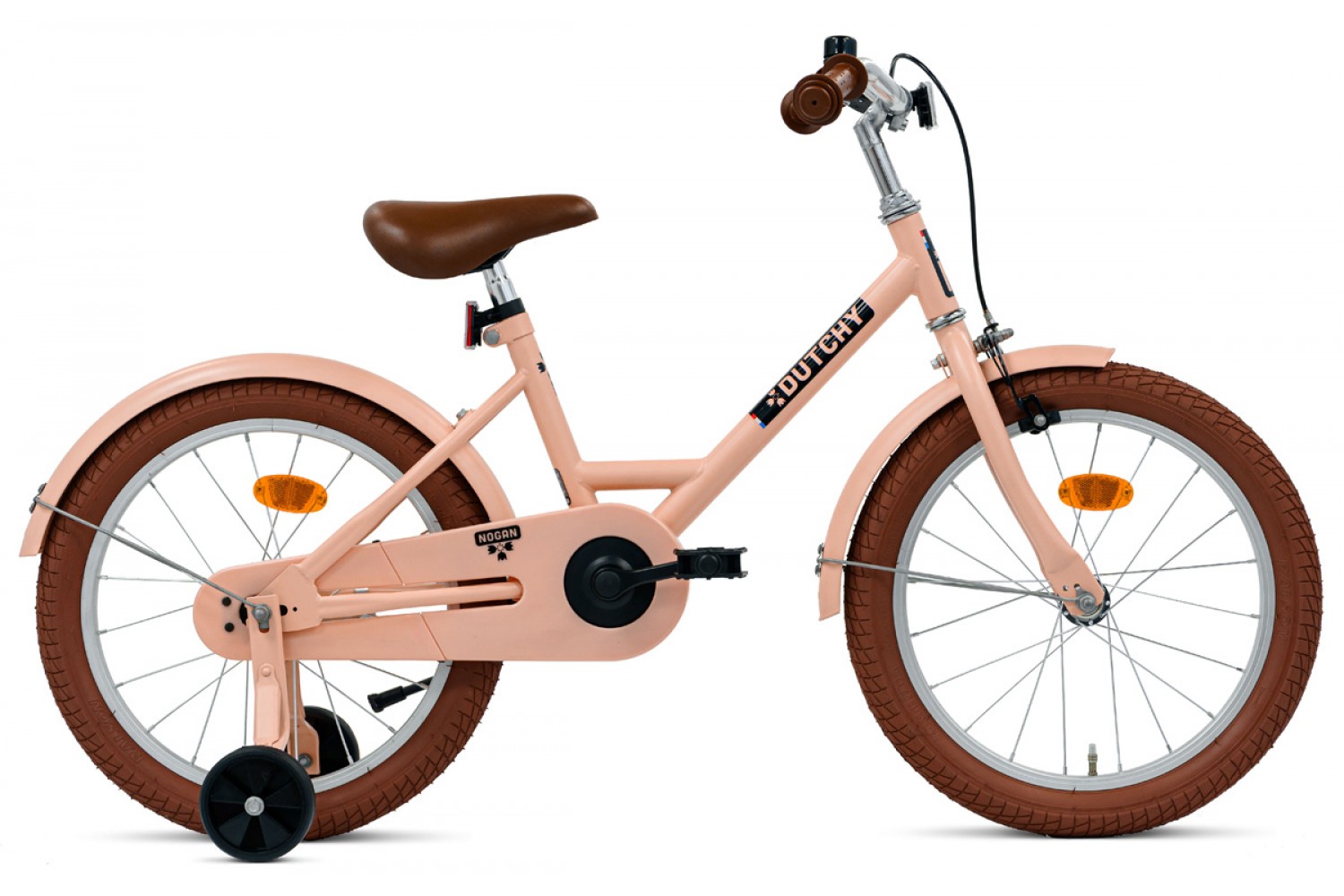 Nogan Dutchy Børnecykel 18 tommer Mat Lyserød Nogan Dutchy Børnecykel 18 tommer Mat Lyserød