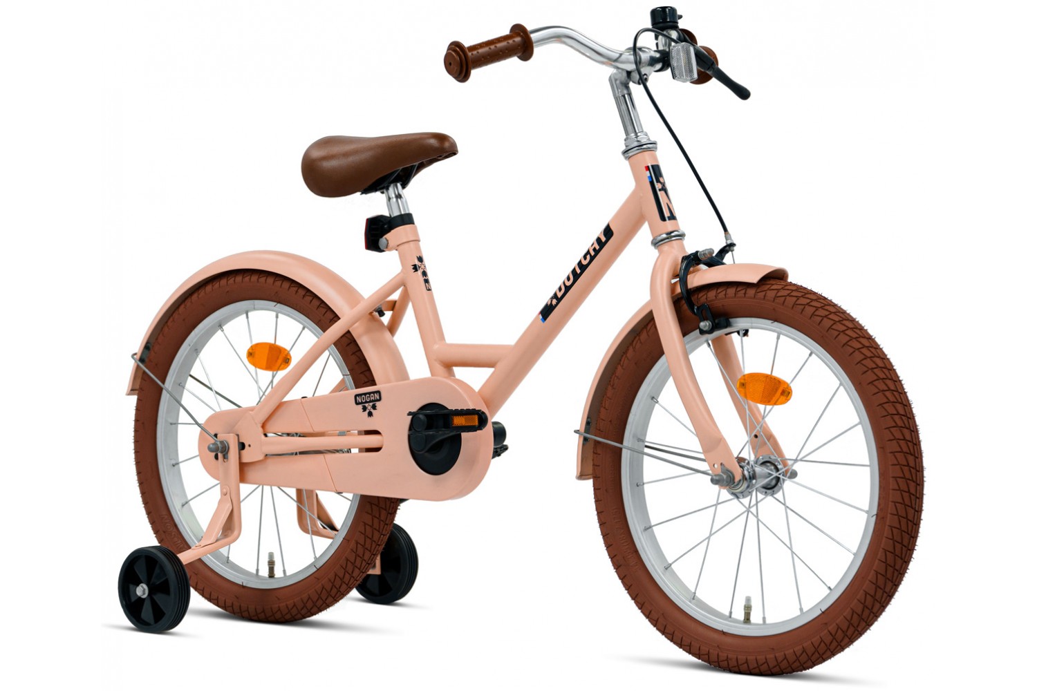 Nogan Dutchy Børnecykel 18 tommer Mat Lyserød Nogan Dutchy Børnecykel 18 tommer Mat Lyserød
