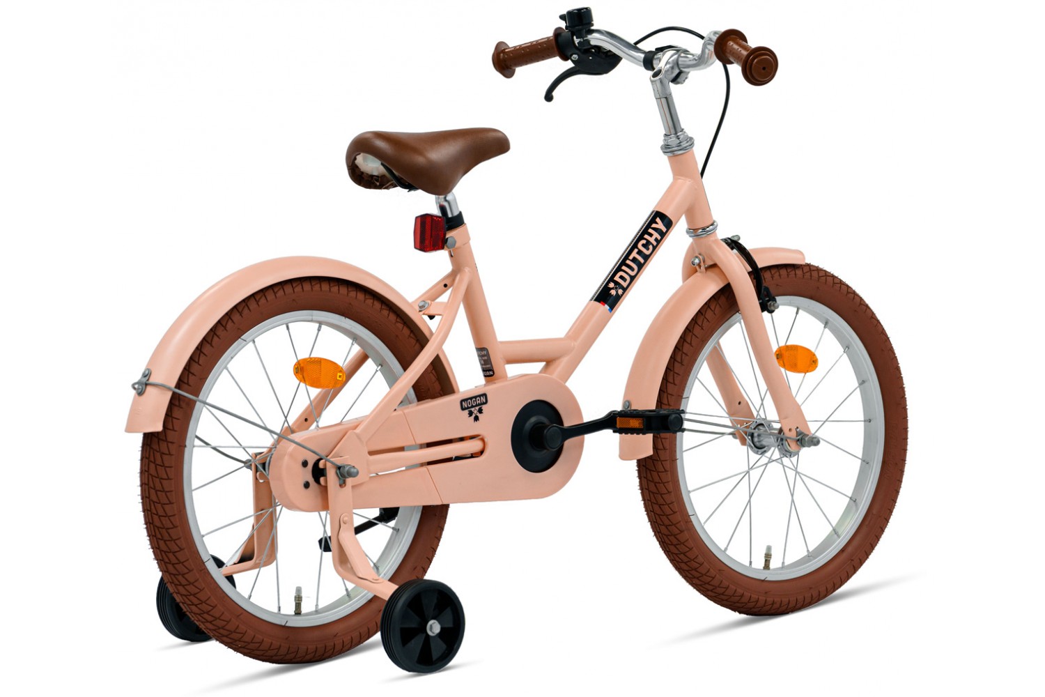 Nogan Dutchy Børnecykel 18 tommer Mat Lyserød Nogan Dutchy Børnecykel 18 tommer Mat Lyserød