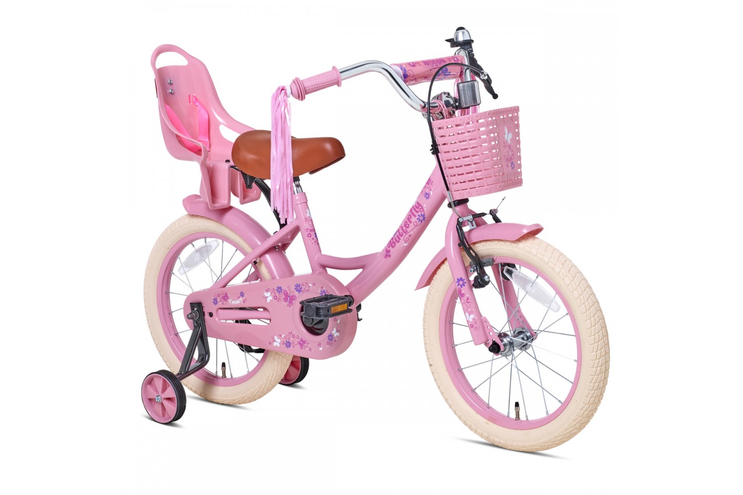 Nogan Butterfly 16 pink Nogan Butterfly 16 tommer Børnecykel Piger Pink