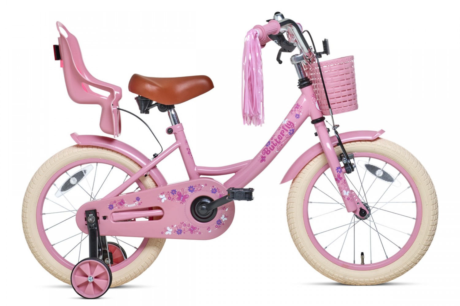 Nogan Butterfly 16 pink Nogan Butterfly 16 tommer Børnecykel Piger Pink