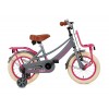 Supersuper Lola Børnecykel 14 tommer Piger Grå Lyserød Supersuper Lola Børnecykel 14 tommer Piger Grå Lyserød