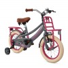 Supersuper Lola Børnecykel 14 tommer Piger Grå Lyserød Supersuper Lola Børnecykel 14 tommer Piger Grå Lyserød