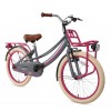 Supersuper Lola Børnecykel 20 tommer Piger Grå-Rosa
