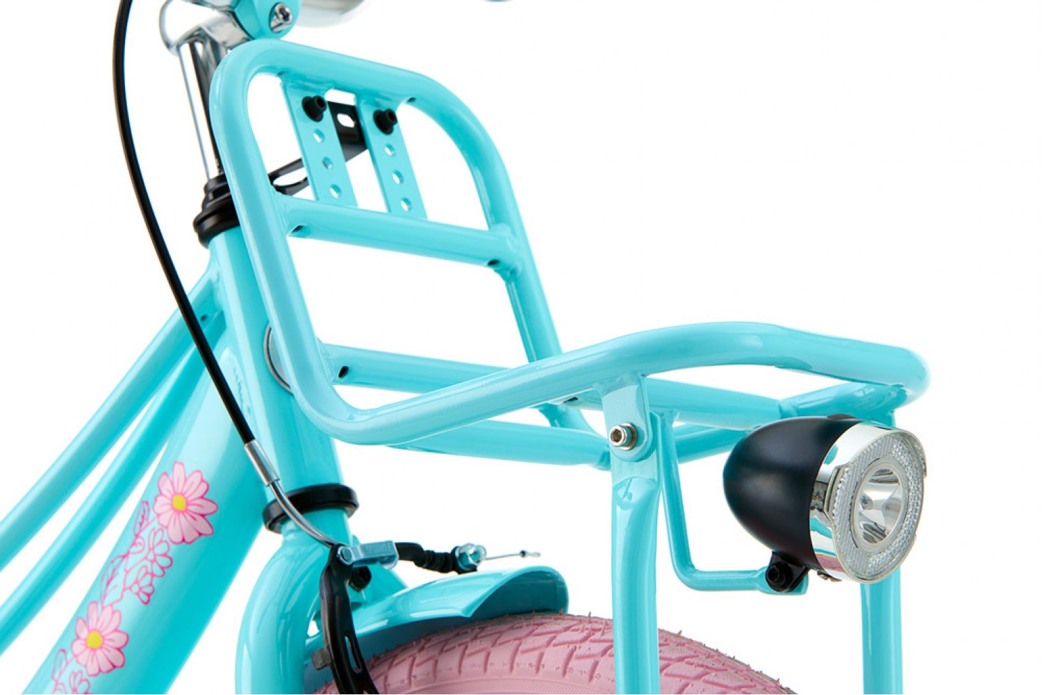 Supersuper Lola 20-tommer pigecykel Mint Pink Supersuper Lola Børnecykel 20 tommer Piger Mint-Rosa