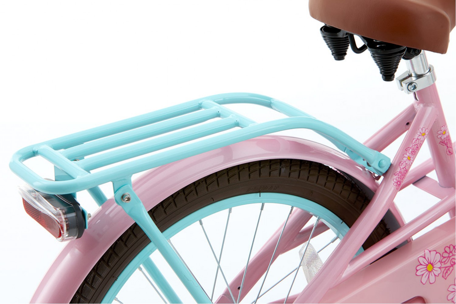 Supersuper Lola Børnecykel 20 tommer Piger Pink-Turkis