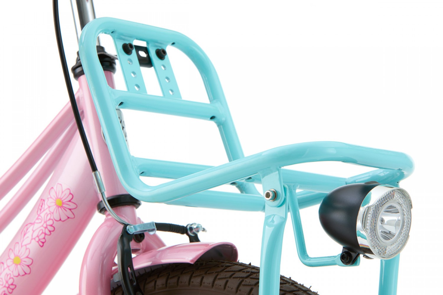 Supersuper Lola Børnecykel 20 tommer Piger Pink-Turkis