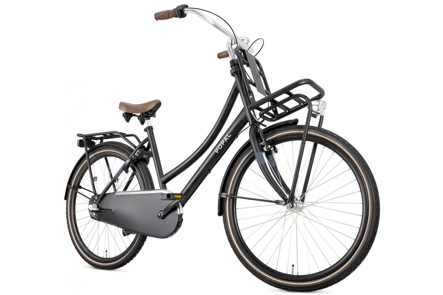 Popal Daily Dutch Basic+ N3 Hollandcykel 26 tommer Piger Mat Sort