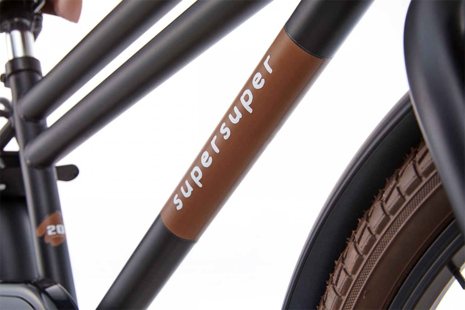 Supersuper Cooper Bamboo drengecykel 20 tommer Matt Black Supersuper Cooper Bamboo 20 tommer Børnecykel Drenge Mat Sort