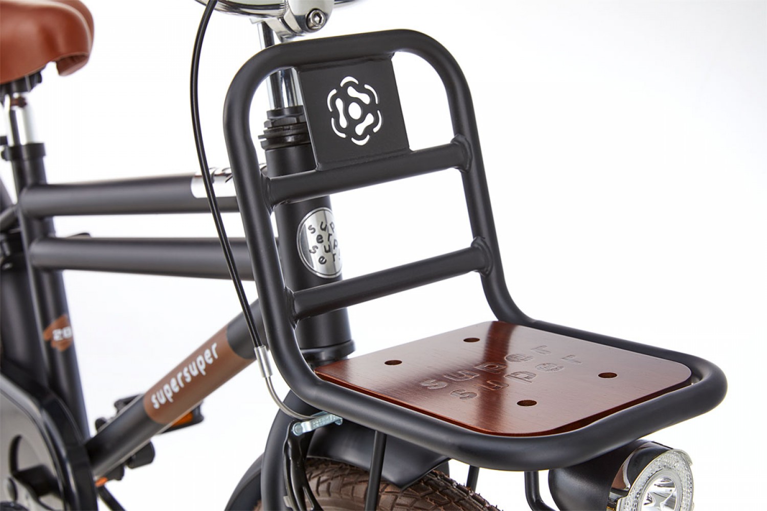 Supersuper Cooper Bamboo drengecykel 20 tommer Matt Black Supersuper Cooper Bamboo 20 tommer Børnecykel Drenge Mat Sort