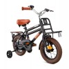 Supersuper Cooper Bamboo Børnecykel 12 tommer Drenge Matt Black Supersuper Cooper Bamboo 12 tommer Børnecykel Drenge Mat Sort