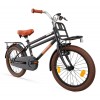 Supersuper Cooper Bamboo 18 tommer Børnecykel Piger Mat Sort