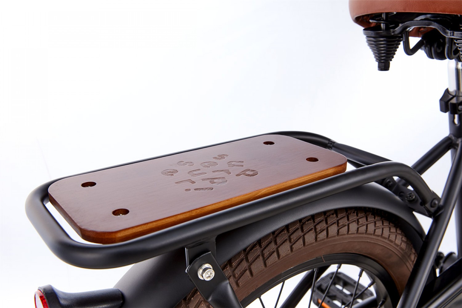 Supersuper Cooper Bamboo 18 tommer Børnecykel Piger Mat Sort