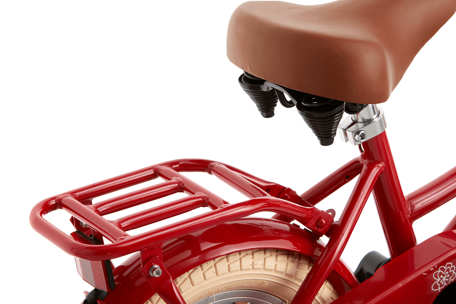 Supersuper Cooper 12 tommer Børnecykel Piger Rød Supersuper Cooper 12 tommer Børnecykel Piger Rød