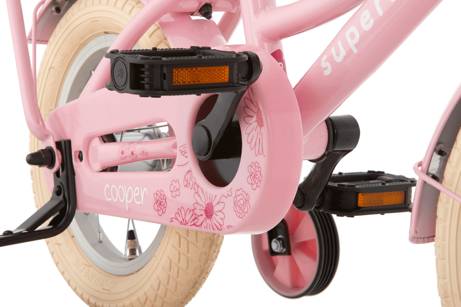 Supersuper Cooper 12 tommer Børnecykel Piger Pink Supersuper Cooper 12 tommer Børnecykel Piger Pink