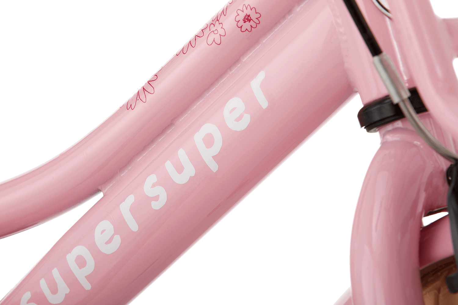 Supersuper Cooper 12 tommer Børnecykel Piger Pink Supersuper Cooper 12 tommer Børnecykel Piger Pink