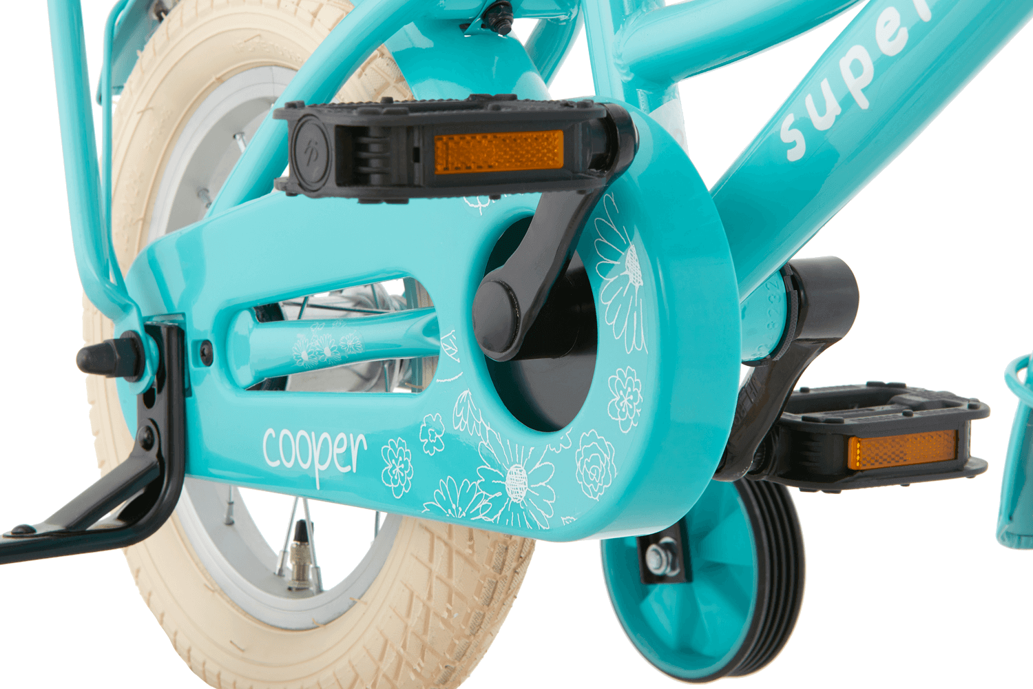 Supersuper Cooper Børnecykel 12 tommer Piger Turkis Supersuper Cooper Børnecykel 12 tommer Piger Turkis