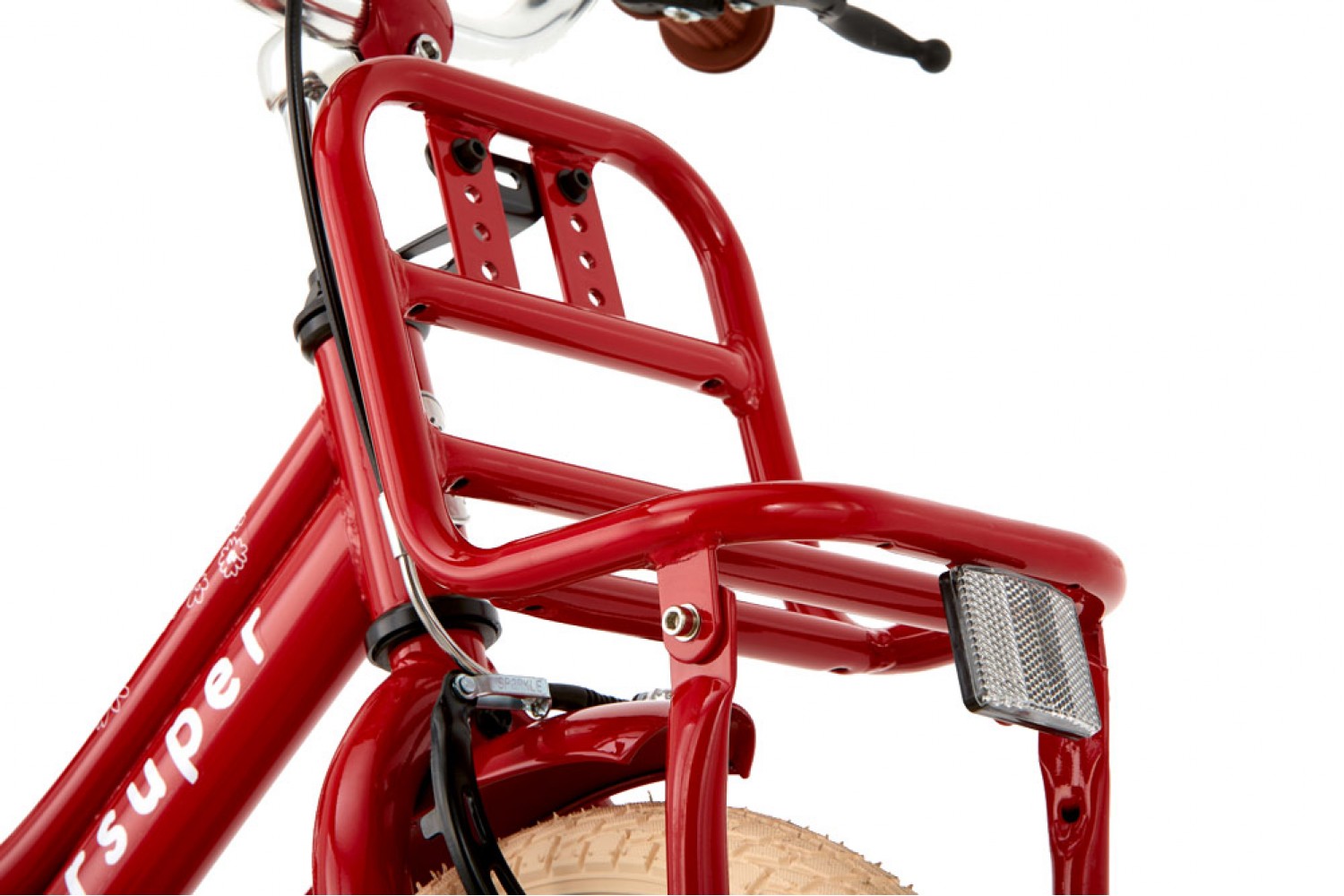 Supersuper Cooper Børnecykel 16 tommer Piger Rød Supersuper Cooper Børnecykel 16 tommer Piger Rød