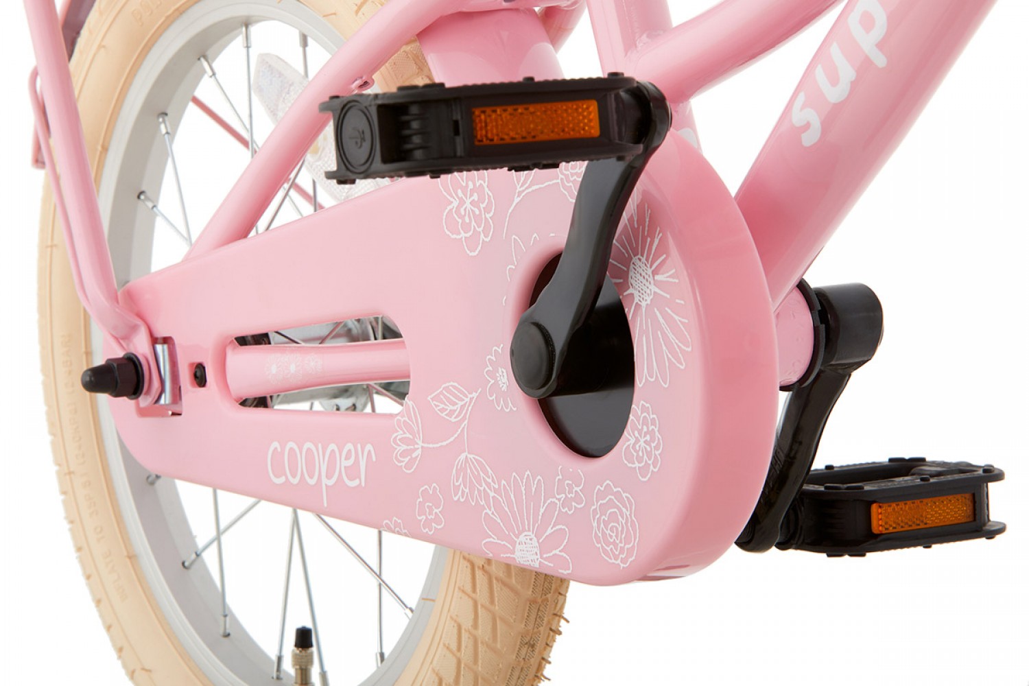 Supersuper Cooper 16-tommer Børnecykel Piger Pink Supersuper Cooper 16 tommer Børnecykel Piger Pink
