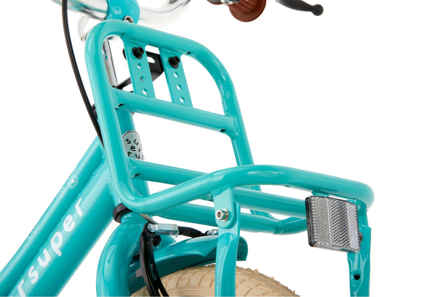 Supersuper Cooper Børnecykel 16 tommer Piger Turkis Supersuper Cooper Børnecykel 16 tommer Piger Turkis