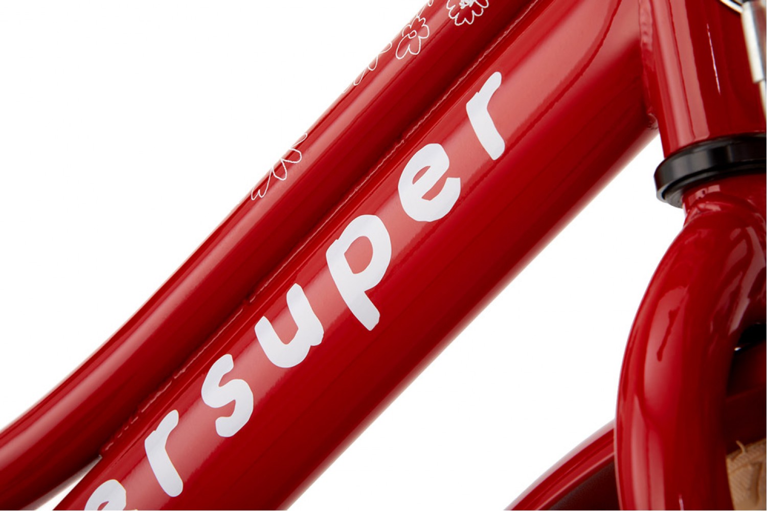 Supersuper Cooper Pigecykel 18 tommer Rød Supersuper Cooper Børnecykel 18 tommer Piger Rød