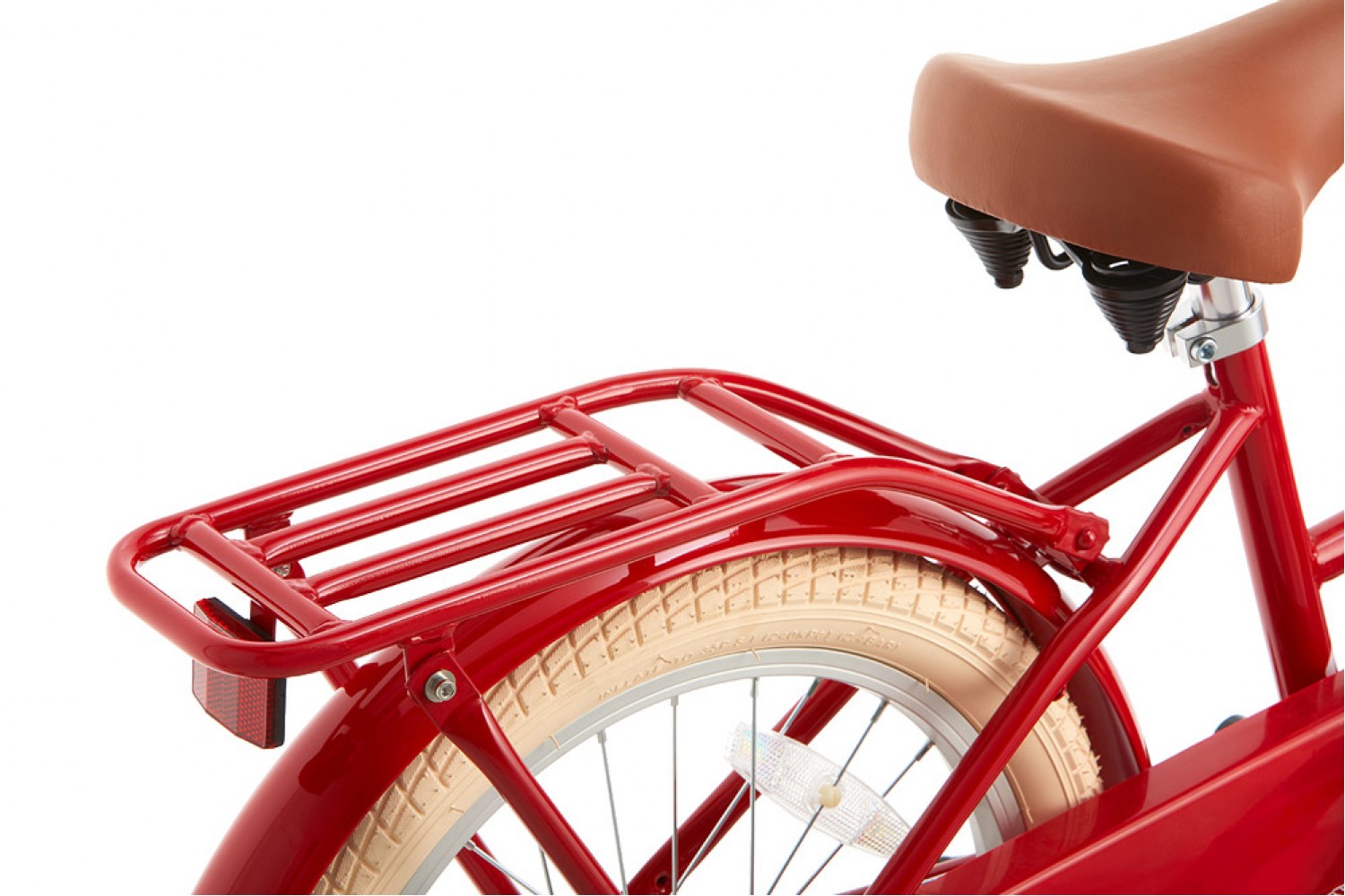 Supersuper Cooper Pigecykel 18 tommer Rød Supersuper Cooper Børnecykel 18 tommer Piger Rød
