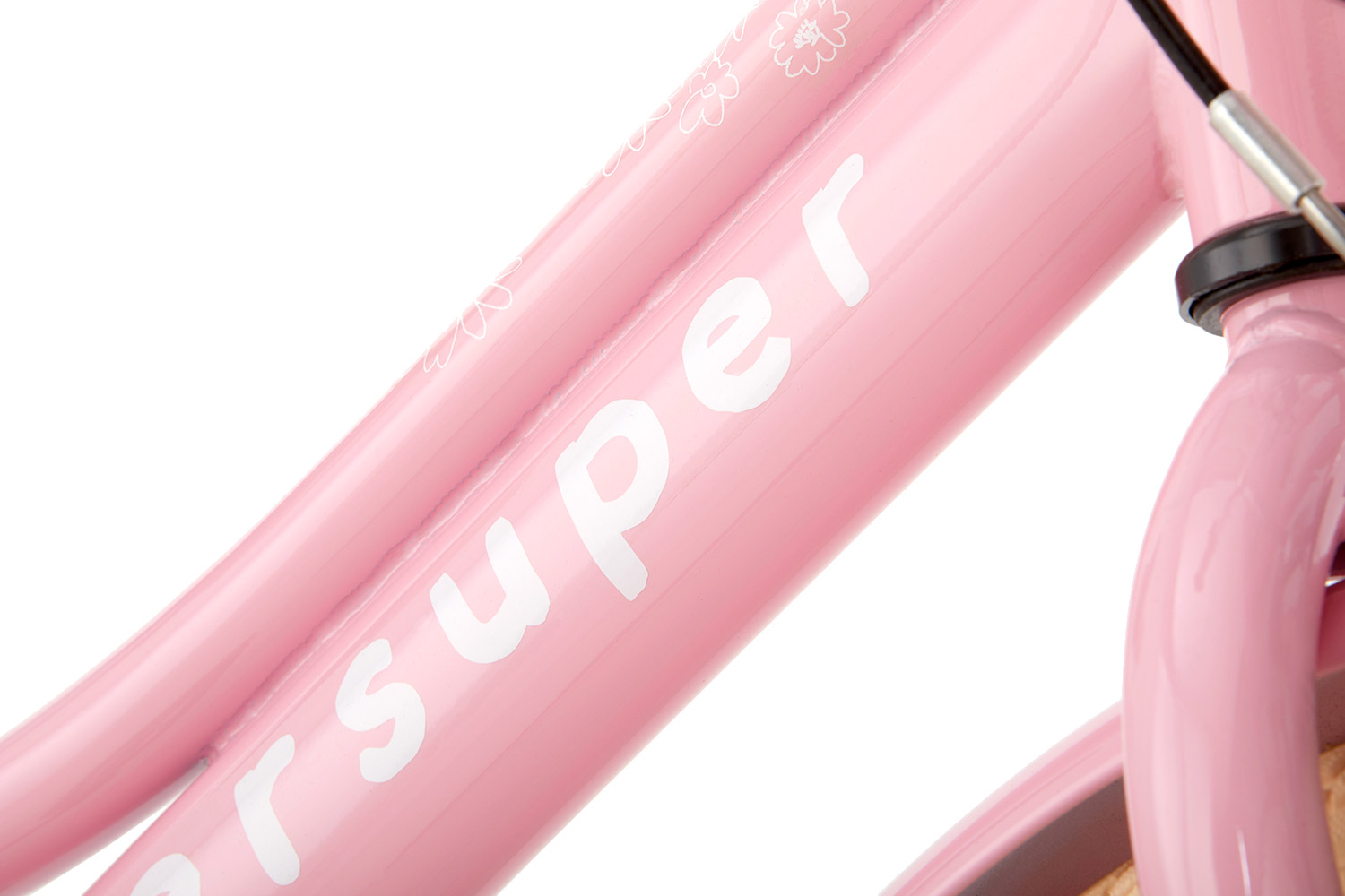 Supersuper Cooper Pigecykel 18 tommer Pink Supersuper Cooper Børnecykel 18 tommer Piger Pink